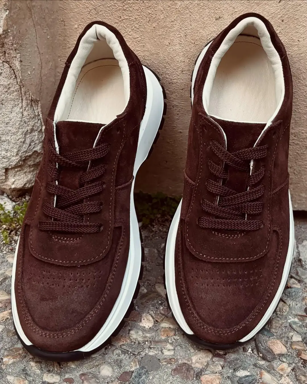 Handmade Suede Sneakers Women S Casual Walking Shoes Handmade Suede Sneakers Women S Casual Walking Shoes