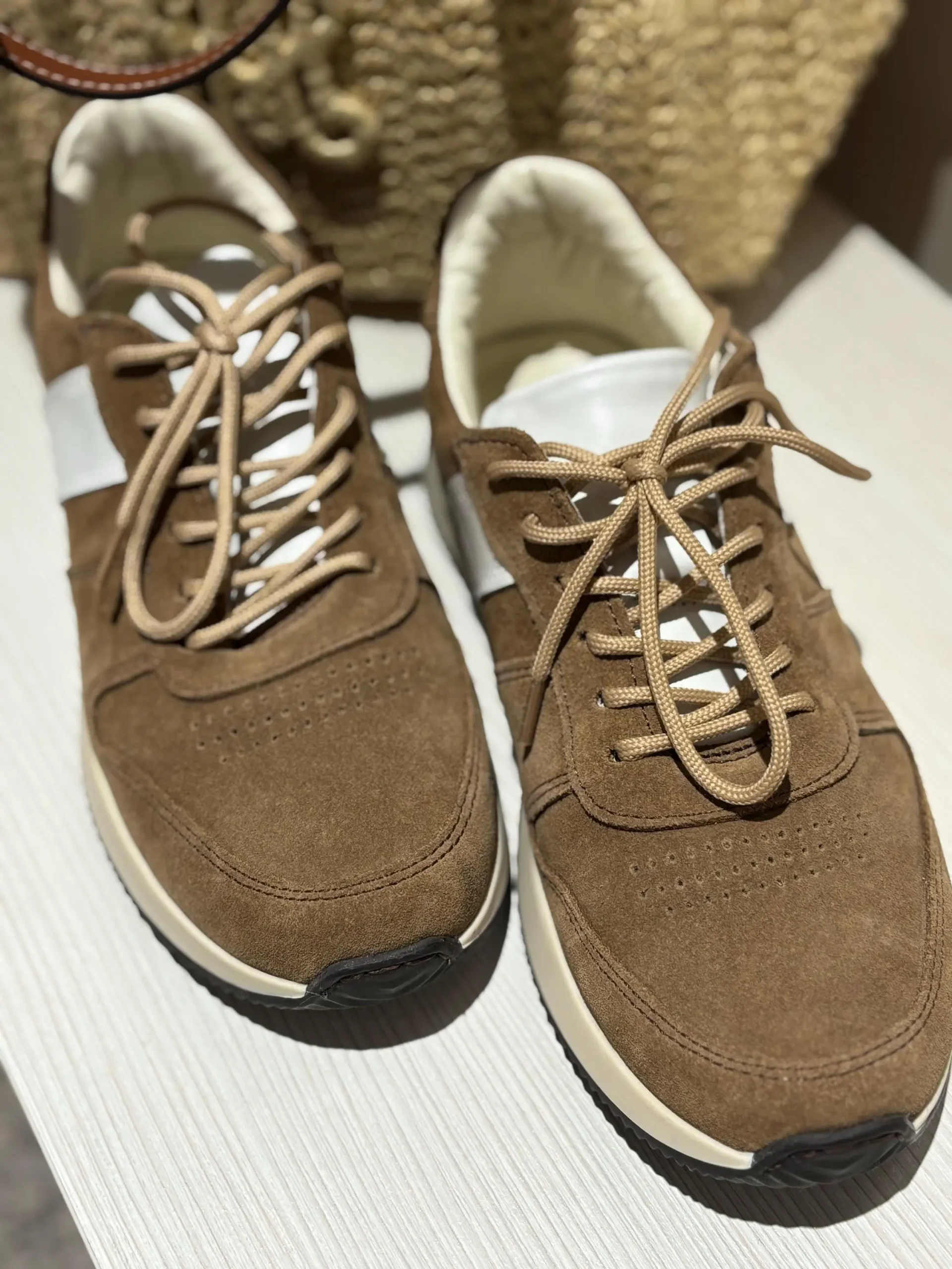 Retro Brown Suede Shoes Handmade Women S Casual Retro Brown Suede Shoes Handmade Women S Casual
