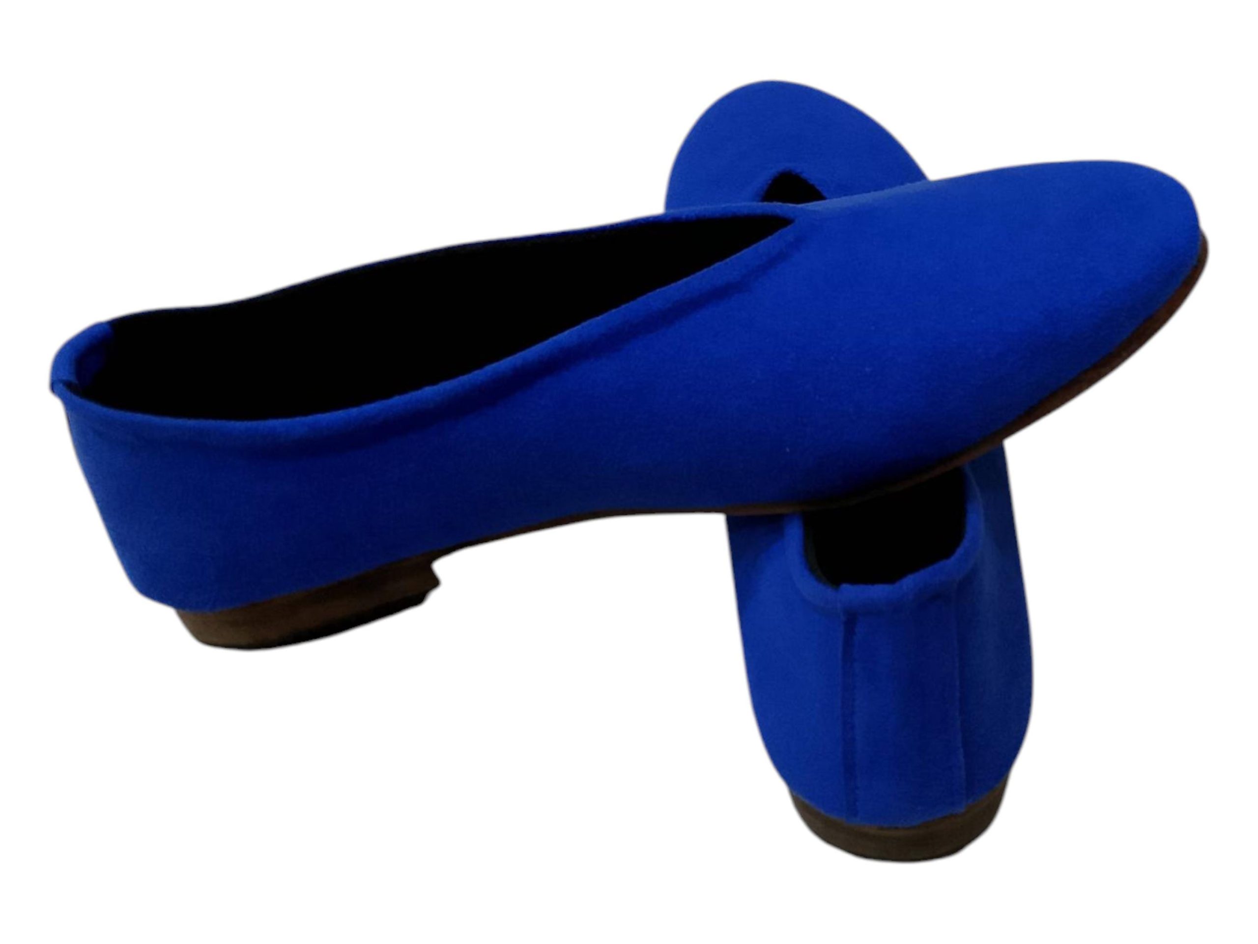 Women’s Bleu Leather Mules Handmade Pointed Toe Slip1 Women’s Bleu Leather Mules Handmade Pointed Toe Slip1